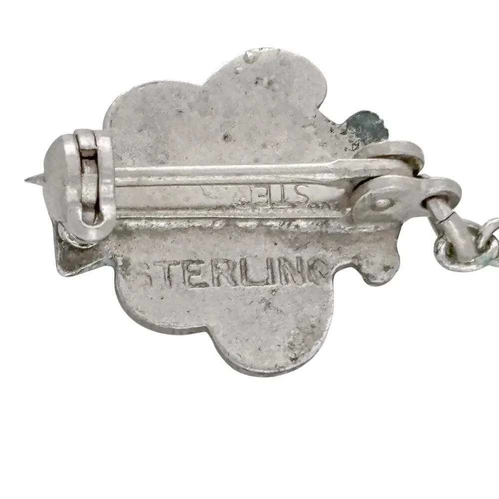 Vintage Sterling Silver 925 RLHS 1962 Choir Lyre Tie Tack